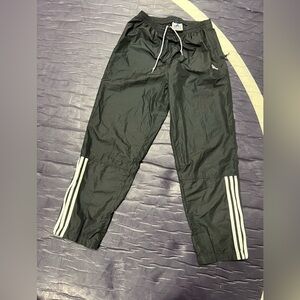 Size M vintage Adidas 3 stripe track‎ pants in black